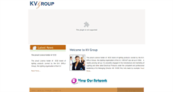 Desktop Screenshot of kvgroup.net
