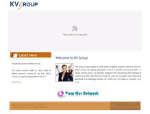 Tablet Screenshot of kvgroup.net